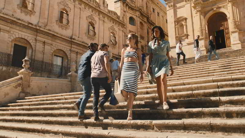 Harper and Daphne in Noto