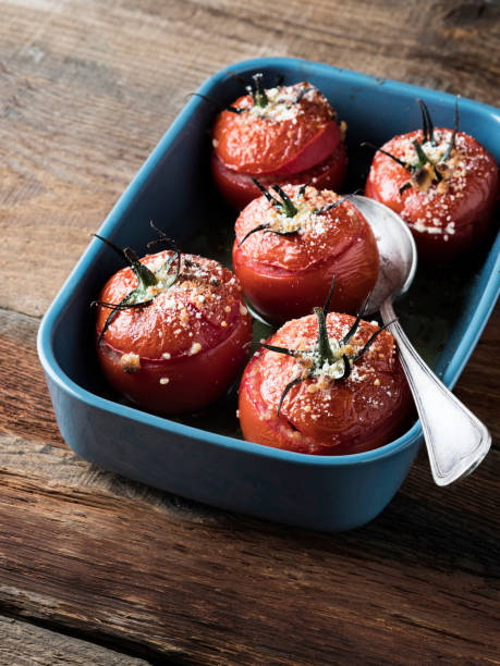 Tomates rellenos receta vegetariana