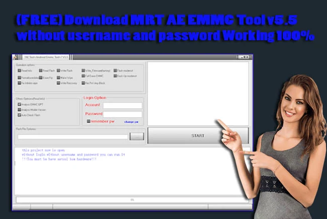 تحميل MRT AE EMMC Tool v5.5 لاصلاح ذاكرة EMMC وتقسيمها
