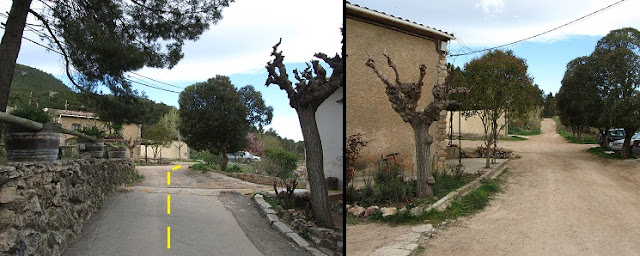 Aiguaviva - Selma - Pla de Manlleu, carrers de Aiguaviva