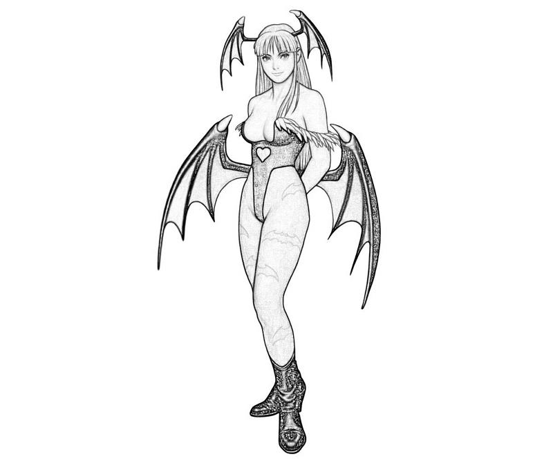 printable-marvel-vs-capcom-morrigan-cute_coloring-pages