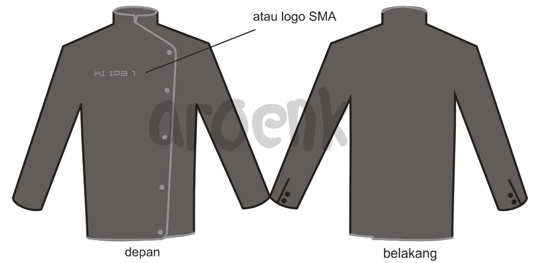 Petegodhog: Contoh Desain Jas Almamater SMA SMK I