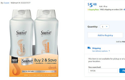 http://www.walmart.com/ip/Suave-Professionals-Sleek-Shampoo-Conditioner-Combo-Pack-28-fl-oz-Pack-of-2/44191391?action=product_interest&action_type=title&item_id=44191391&placement_id=irs-2-m2&strategy=PWVUB&visitor_id&category=&client_guid=e8dc8f89-4c3f-4796-9491-652bbfdd4245&customer_id_enc&config_id=2&parent_item_id=44187709&parent_anchor_item_id=44187709&guid=a4b4d4bd-12c5-4cb0-a515-9afc267e2ce2&bucket_id=irsbucketdefault&beacon_version=1.0.1&findingMethod=p13n