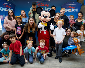 Mickey Mouse and Families at Disney on Ice Fit to Dance Workshop