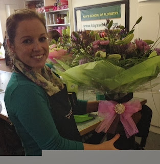 Bouquet of flowers for a present 