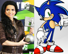 #Inna, cantante rumana, y #Sonic, personaje de videojuegos. ¡Sí se parecen! | Ximinia