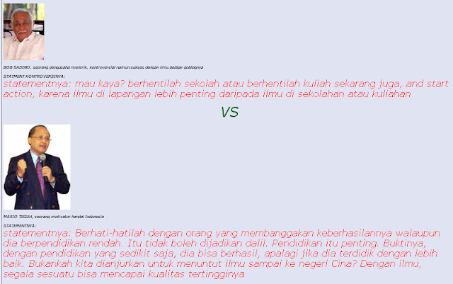 Bob Sadino Vs Mario Teguh [ www.BlogApaAja.com ]