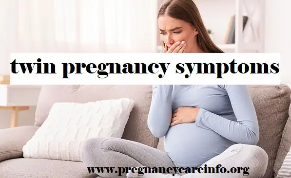 twin pregnancy symptoms
