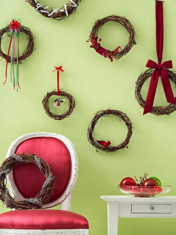 Christmas wall  decoration  ideas nice and easy  family 