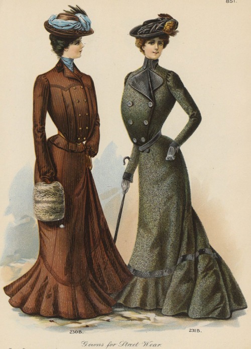 Edwardian Era Clothing: Edwardian Era Fashion Plate - December 1901 The  Delineator