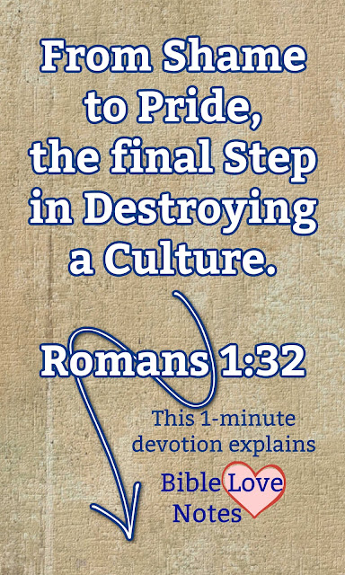 In the downward spiral of sin, this is the final stage of decline. This 1-minute devotion explains.