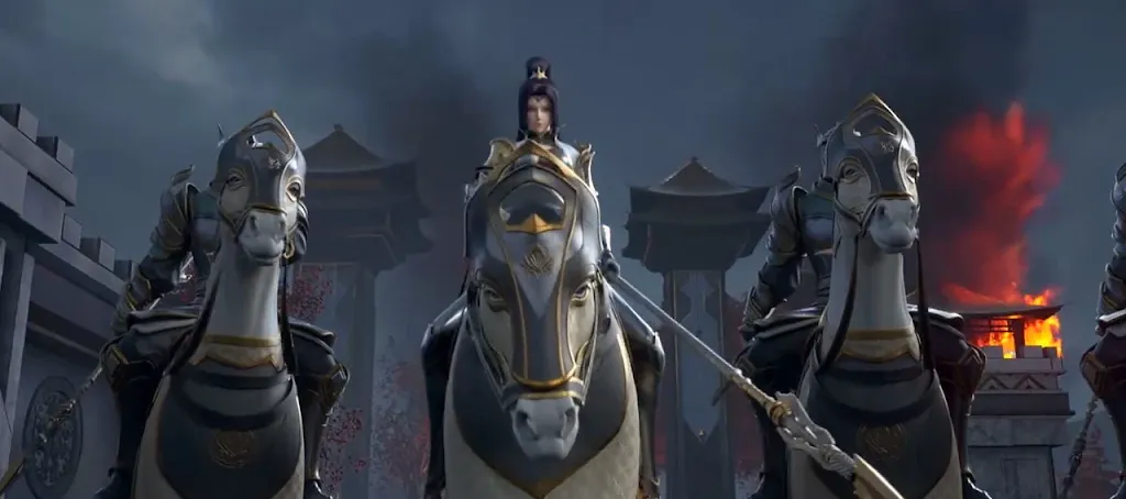 Kedatangan putri Yao ye bersama pasukan kerajaan