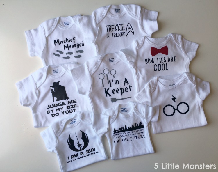Download 5 Little Monsters: Geeky Baby Onesie Ideas- Plus 2 Free ...