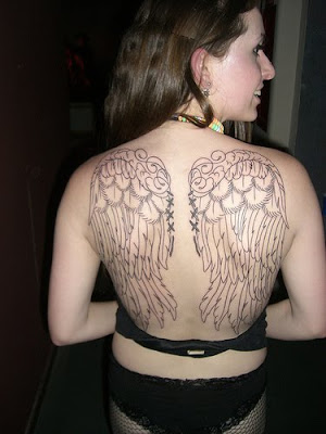 Gothic Wings Tattoo Tattoo Design