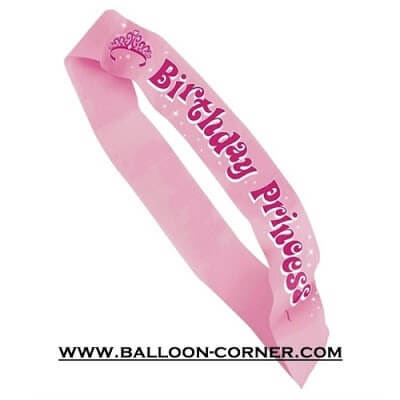 Selempang BIRTHDAY PRINCESS / Sash BIRTHDAY PRINCESS (NEW)