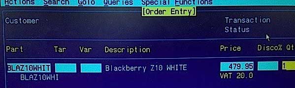 Bocoran Harga BlackBerry Z 10