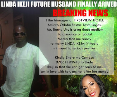 Linda Ikeji's Future Husband Finally Arrived