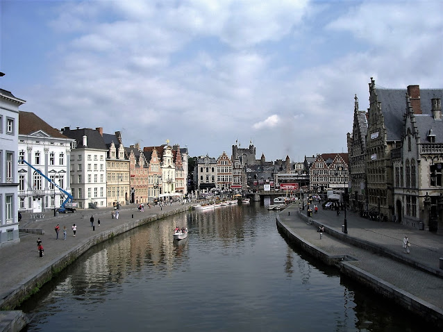 Gand vista dal ponte San Michele