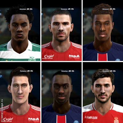 PES 2013 Facepack № 3 by bradpit62
