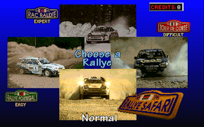 Selección Circuito - Arcade World Rally 2 Twin Racing