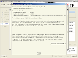 Fig 1.14 Oracle Database 11gR2 Win64 Installation - Database Configuration Assistant Summary