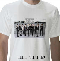 KAOS SUJU KAOS SUPER JUNIOR