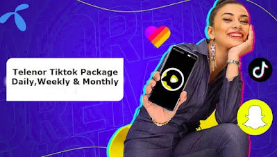 Telenor Tiktok Package Daily,Weekly & Monthly