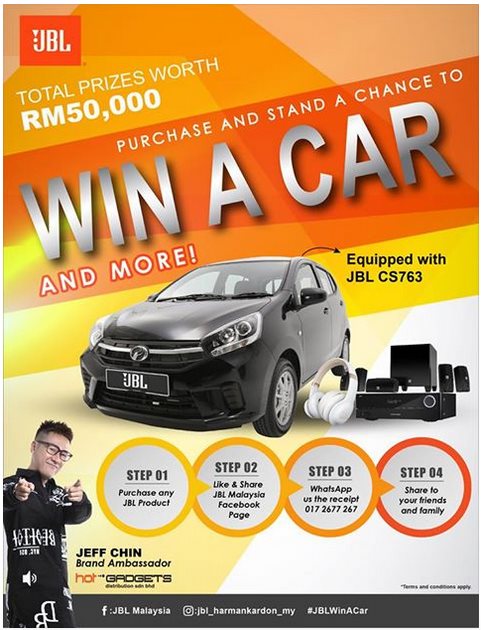 Purchase JBL & Win Perodua Axia Contest - Malaysia Online 