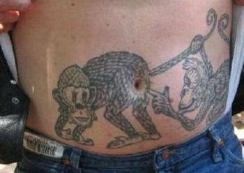 Gambar Lucu - Tatto Unik dan Lucu