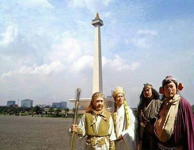 Rombongan Kera Sakti Tiba di Jakarta