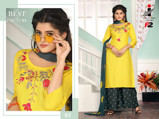 F2 Ethnic Studio Readymade Suits