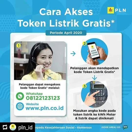 PLN Beri Token Listrik Gratis, Begini Cara Mendapatkannya