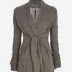 Ladies Rick Owens Lilies Wrap Cardigan fashion inspiration grey color 