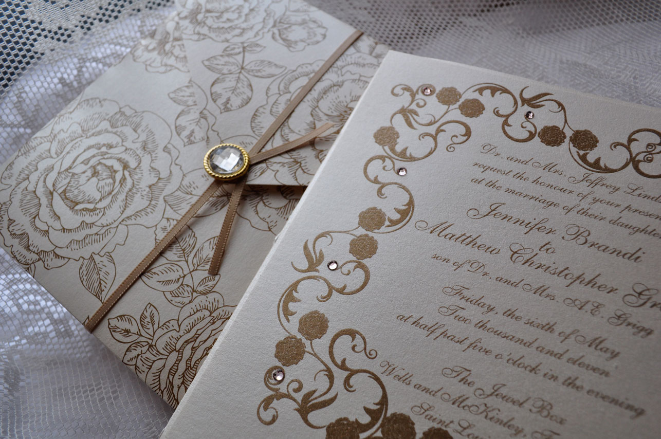 elegant wedding invitations