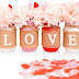 Valentine's Day LOVE Mason Jars Centerpiece Decorations for Valentines Day Table Decorations