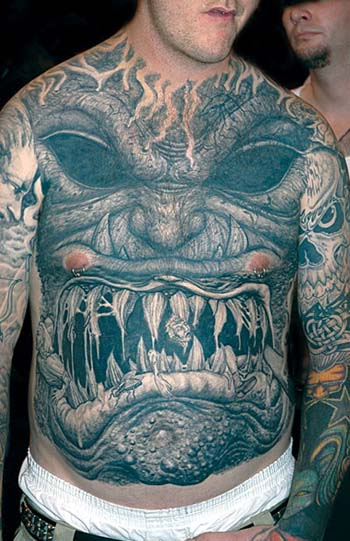 ThINK Tattoo | Evil Leg Tattoo love tattoos. Some of the time.