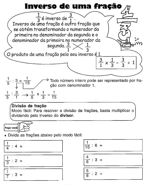 Atividades de frações para imprimir ensino fundamental