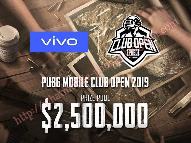 Vivo PUBG Mobile Club Open 2019 $2.5 million as prize money