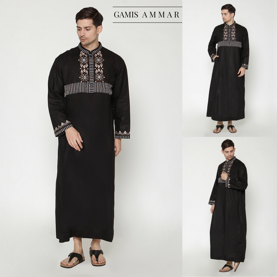Baju Gamis Pria Arab
