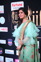 Samantha Ruth Prabhu Smiling Beauty in strange Designer Saree at IIFA Utsavam Awards 2017  Day 2  Exclusive 49.JPG
