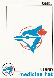 1990 Medicine Hat Blue Jays team card