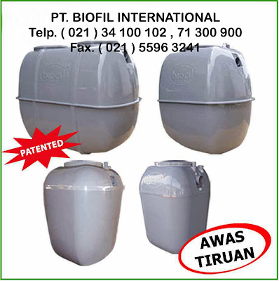 produk asli septic tank biofil, induro, biocomb, biotank, toilet portable, biotech, go green, stp biofil