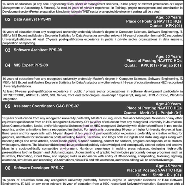 Ministry Of Federal Jobs 2022 Job Advertisement online 