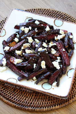 Balsamic beetroot roast side salad