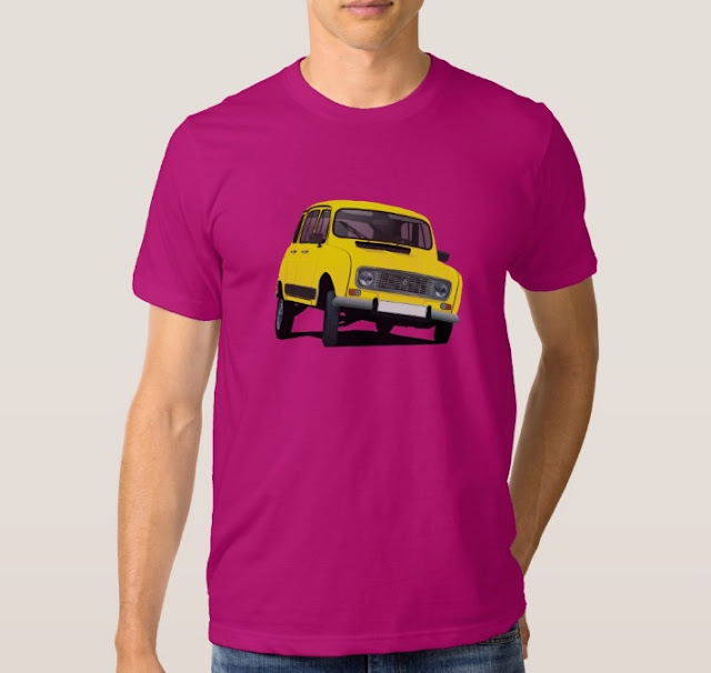 Renault 4 ripparellu t-paita
