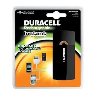 Duracell Instant USB Charger, portable charger accesorize