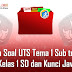 Soal Uts Tema 1 Sub Tema 3 Untuk Kelas 1 Sd Dan Kunci Jawabnya Terbaru