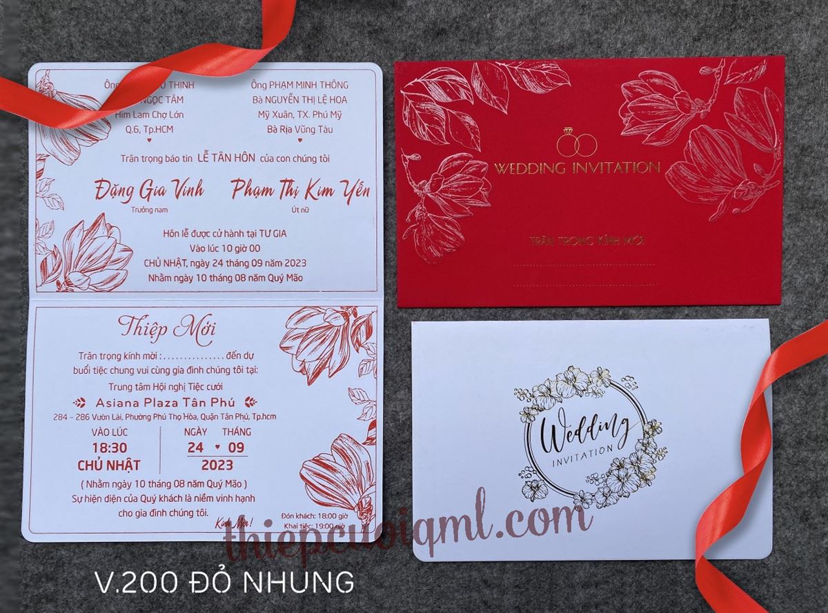 Mẫu album thiệp cưới đẹp QV 9022 phần 1