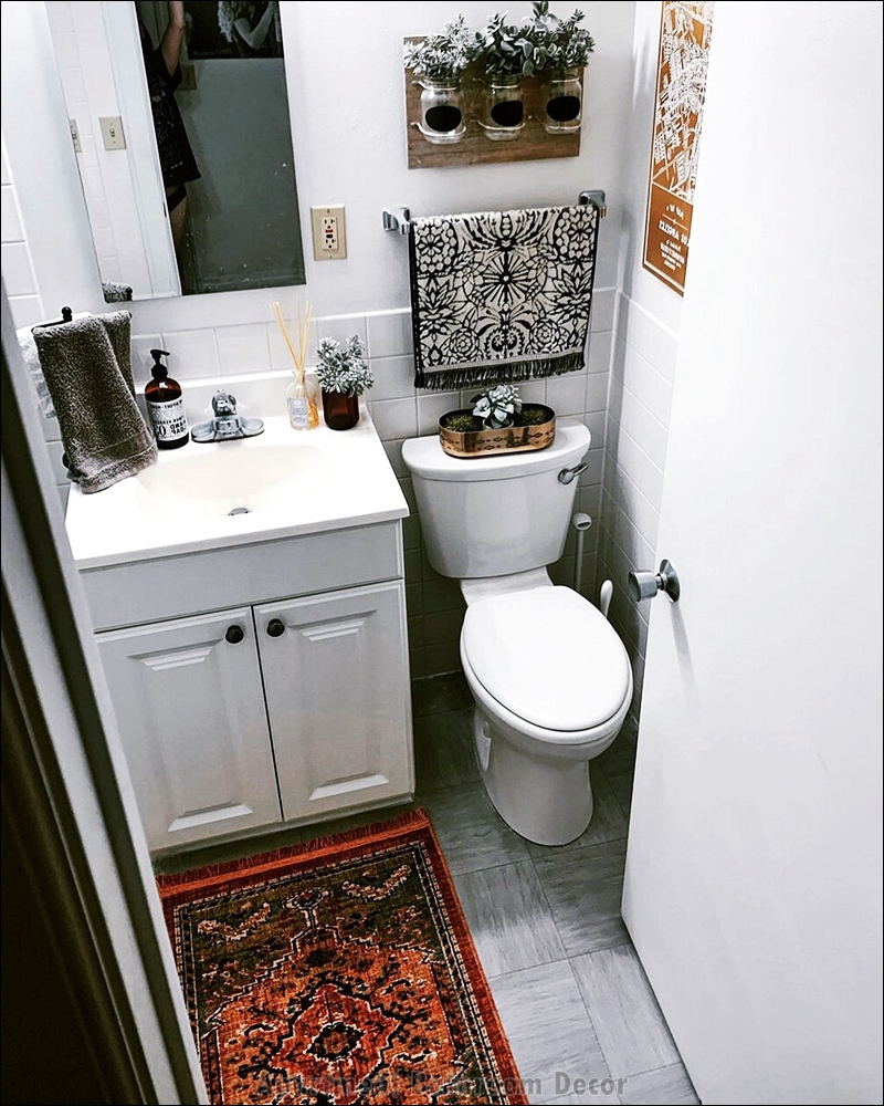 Small Apartment Bathroom Decor Ideas Simple and Easy Decoration