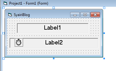 Membuat Jam dan Tanggal Keren Terbaru Visual Basic 06